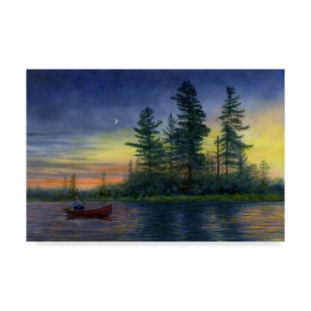 Trademark Fine Art John Morrow 'Moon Shadow' Canvas Art, 16x24 ALI21242-C1624GG